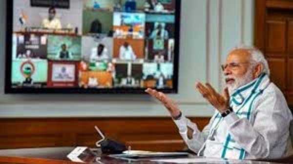 पीएम मोदी ने कोरोना मुद्दे पर की मुख्यमंत्रियों के साथ बैठक